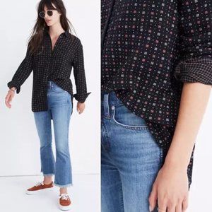Madewell Oversized Ex-Boyfriend Shirt Mayfair Foulard Print